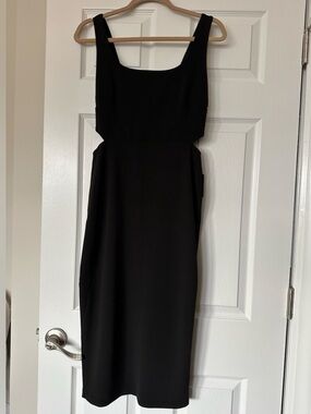 Express: Black, Cutout Midi Dress; Size Small; NWT
